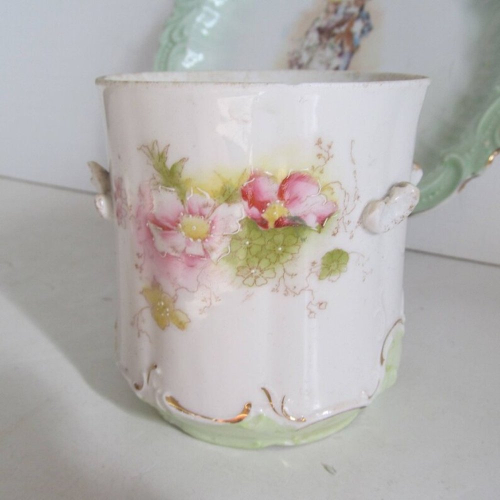 Jam Jar Antique Victorian Condensed Milk Container Set. Condense Milk Jar This b